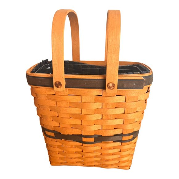 Longaberger Other - Vtg Longaberger Collectors Club Membership Basket 1999 With Liner, Protector
